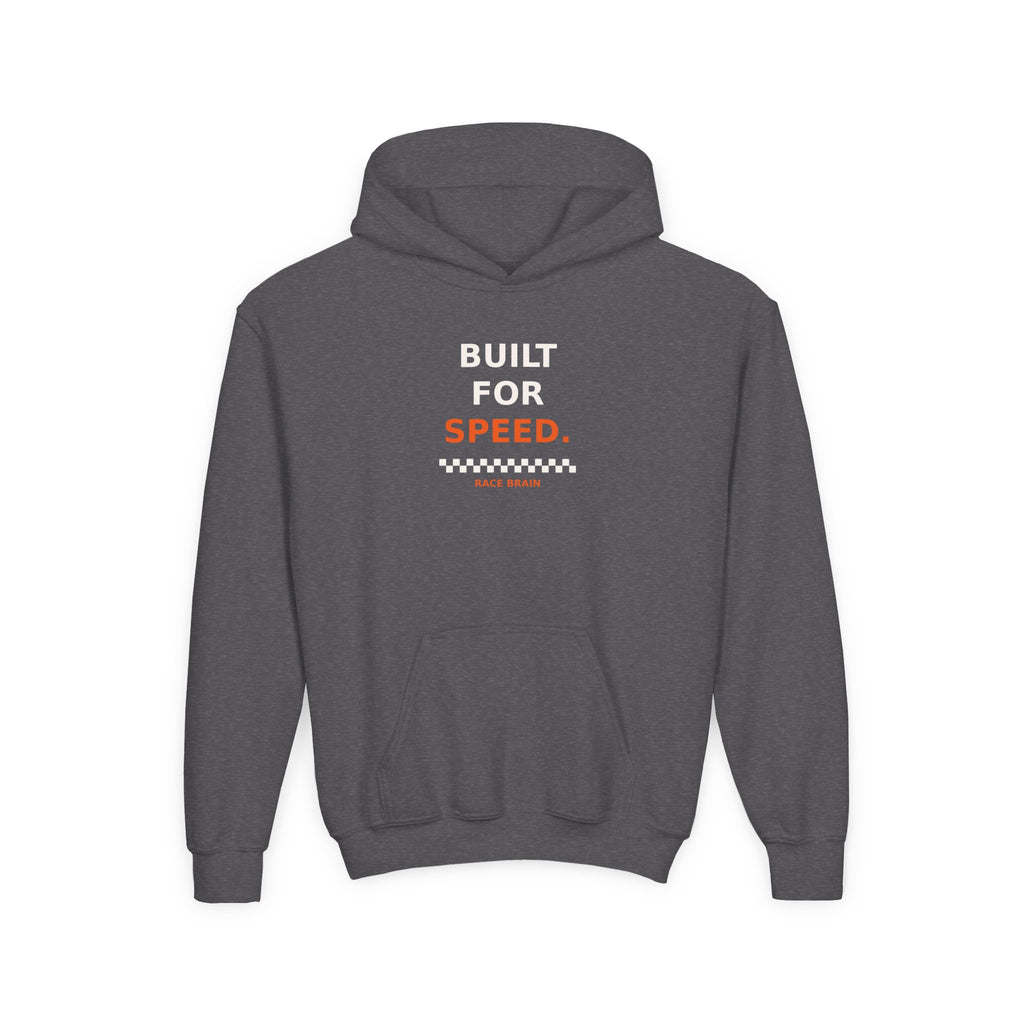 Built for Speed Kids Hoodie — Race Brain