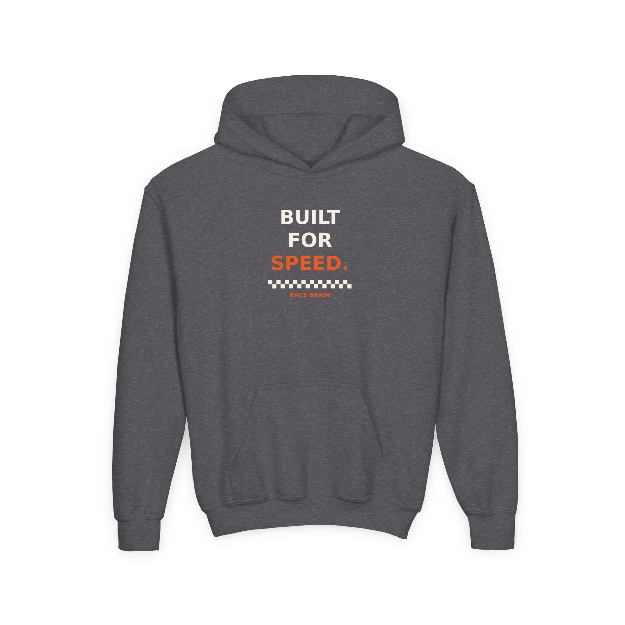 Built for Speed Kids Hoodie — Race Brain