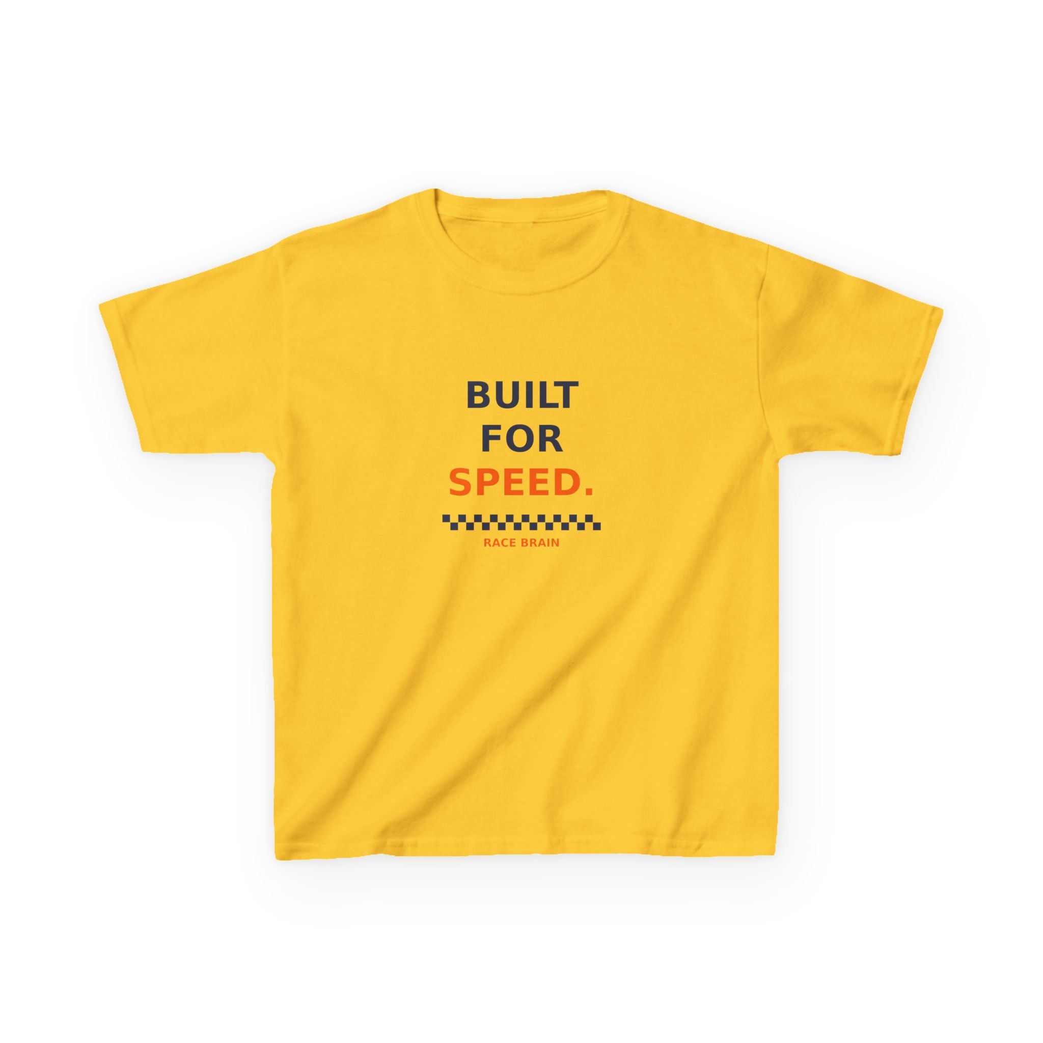 Built for Speed Kids Tee — Race Brain