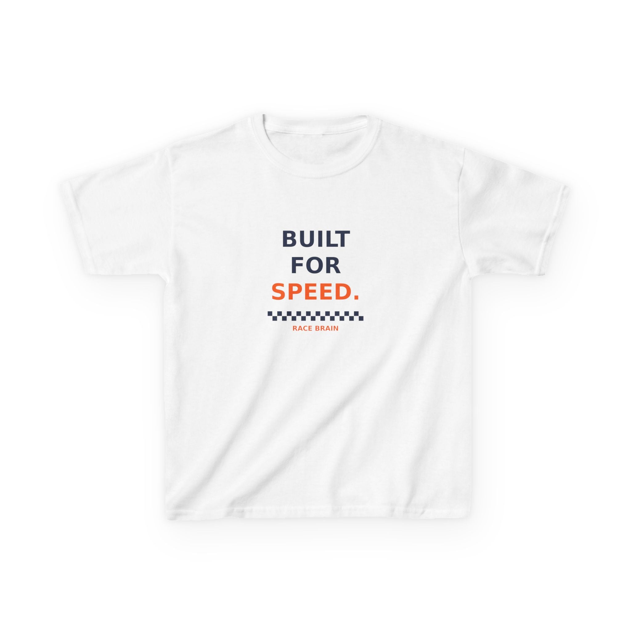 Built for Speed Kids Tee — Race Brain