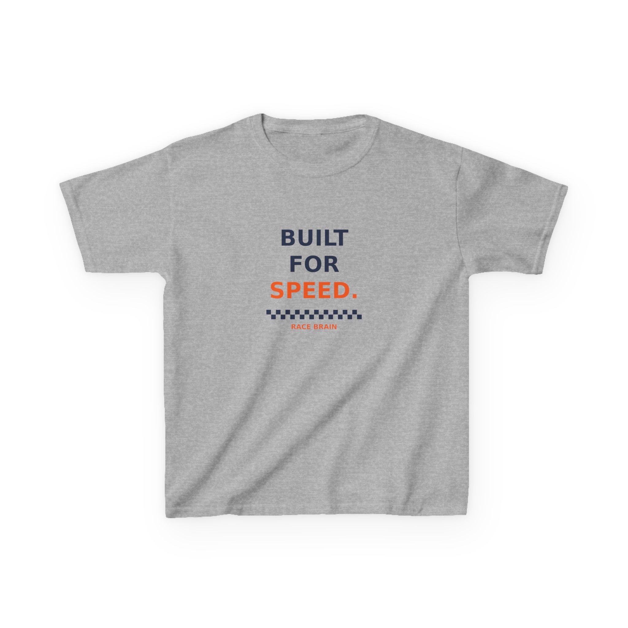Built for Speed Kids Tee — Race Brain