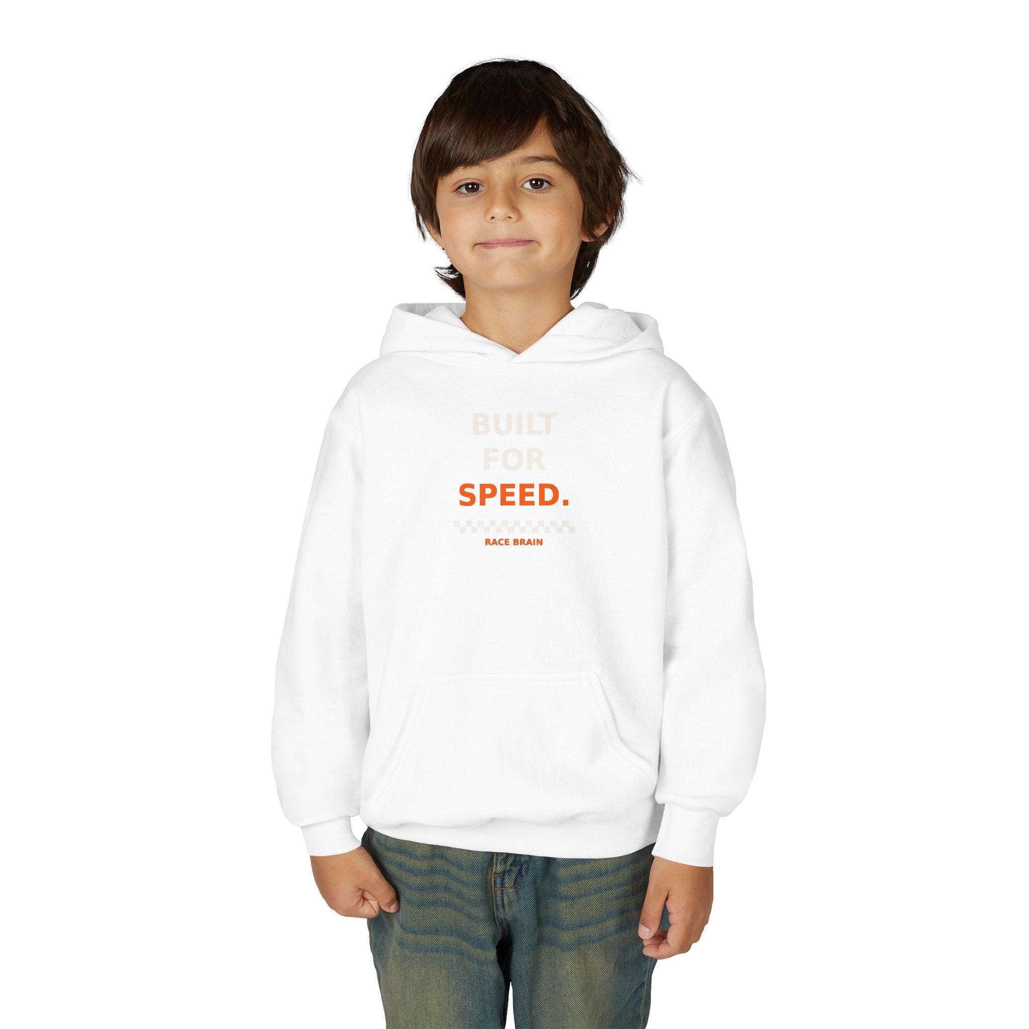 Built for Speed Kids Hoodie — Race Brain