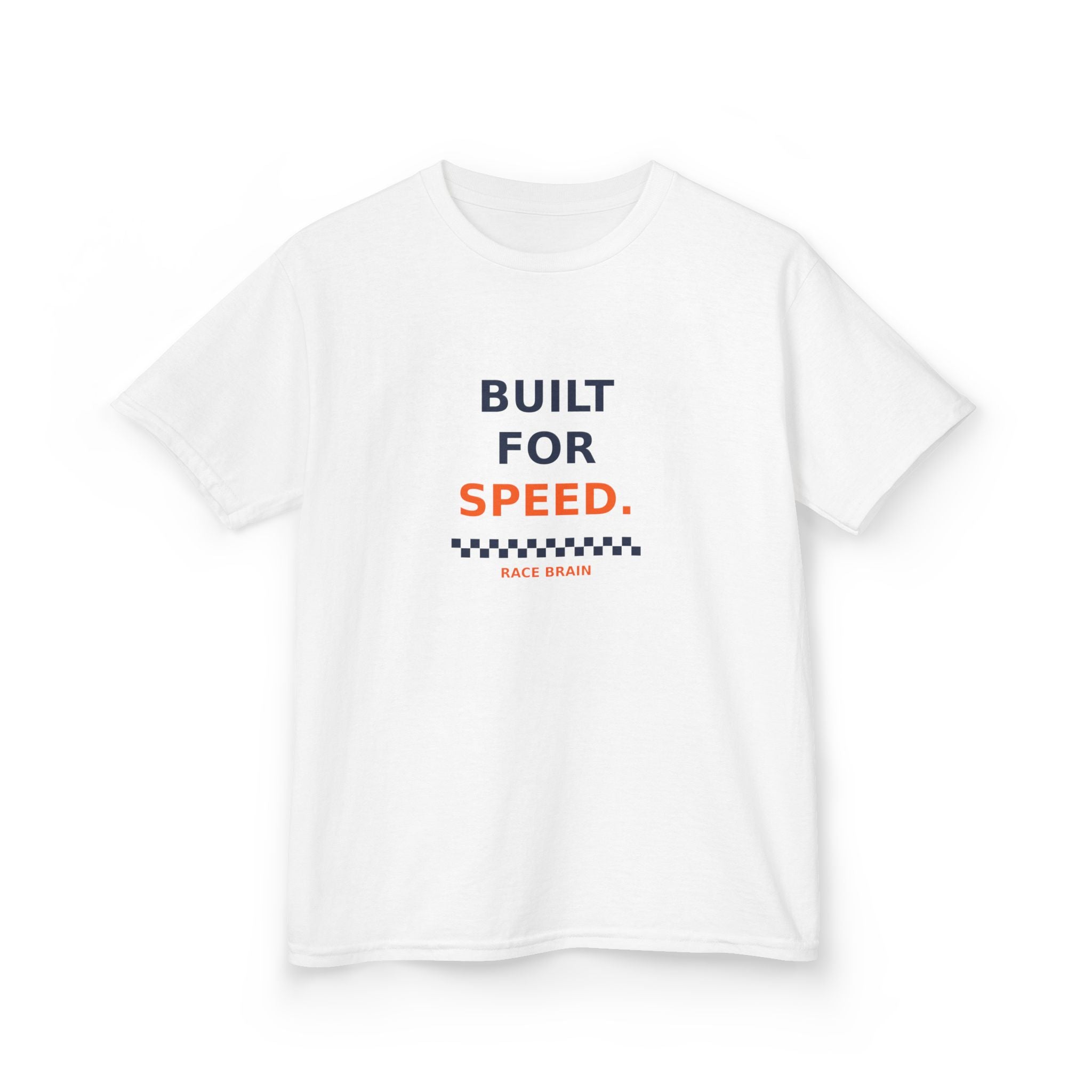 Built for Speed Kids Tee — Race Brain