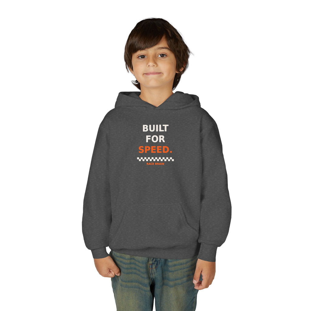 Built for Speed Kids Hoodie — Race Brain