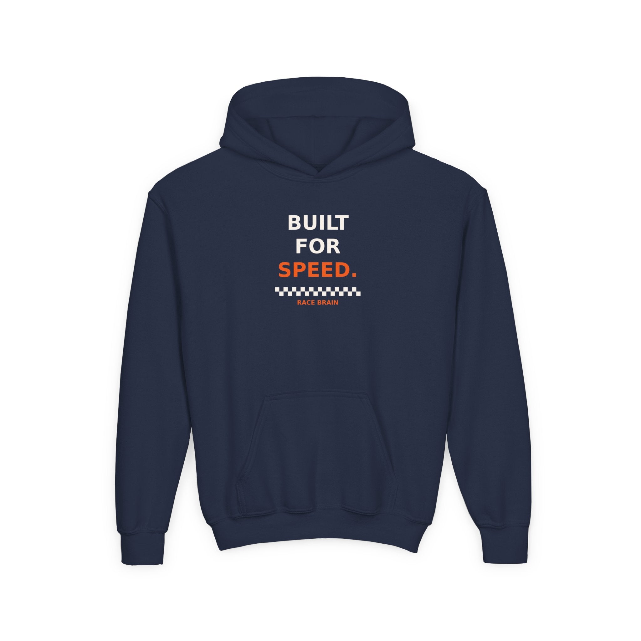 Built for Speed Kids Hoodie — Race Brain