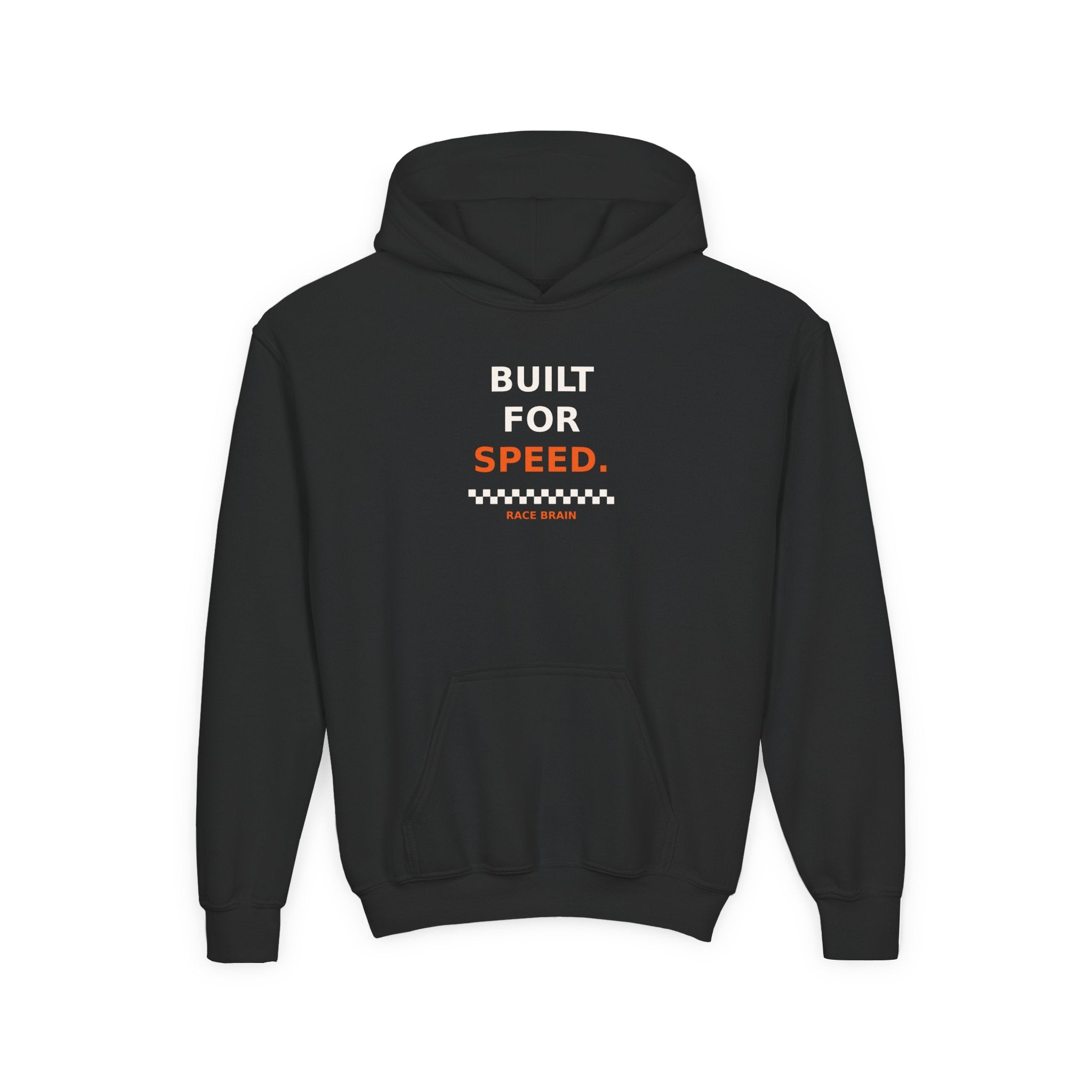 Built for Speed Kids Hoodie — Race Brain
